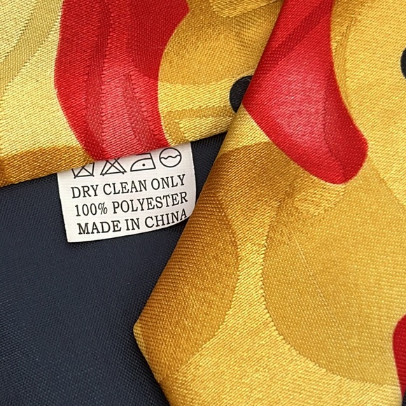 Steven Harris Tie Rubber Duck Yellow red Hand Made - Picture 5 of 6